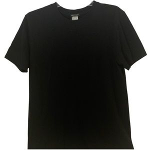 Nasty Gal Black Crewneck Short Sleeve T-Shirt